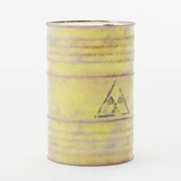 Nuclear Waste Oil Drum