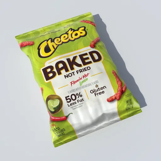 Cheetos Baked Flaming Hot Limon