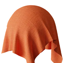 Orange Woven Fabric