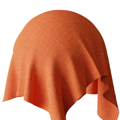 Orange Woven Fabric