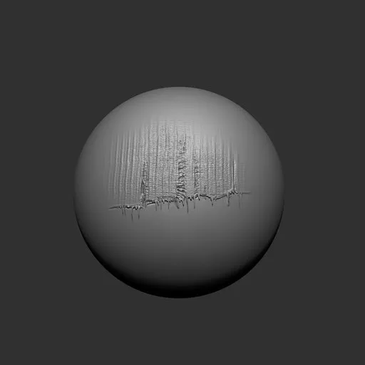 NS Cloth damage straight tear