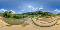 Sunny afternoon by the creek