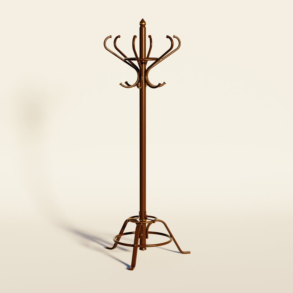 Antique coat rack Wardrobes models BlenderKit