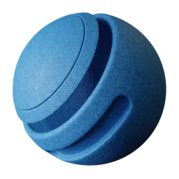 Blue Textured Rubber
