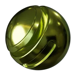 Yellow Scratched Painted Steel