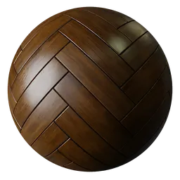 Parquet Wood Floor Brown