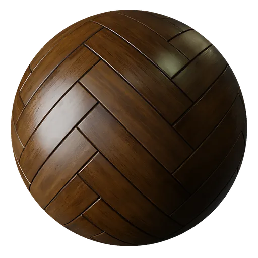 Parquet Wood Floor Brown