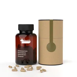 Medicine bottle & box moringa capsules