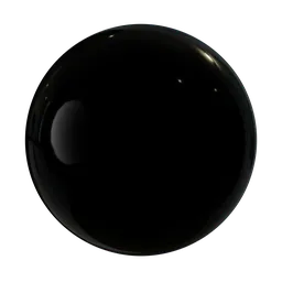 Glossy Black Rim Material