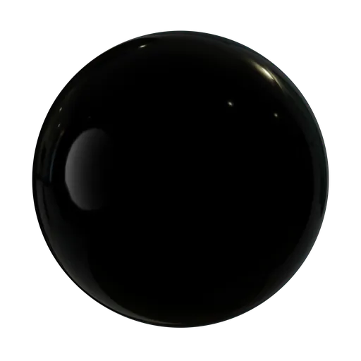 Glossy Black Rim Material