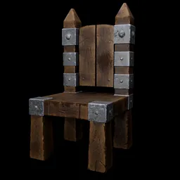 Rustic Wooden Chair