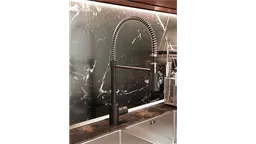 Dark Kitchen faucet