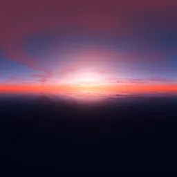 Pink Sunset Sky Ocean