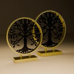 Tree GoldRing Decoration