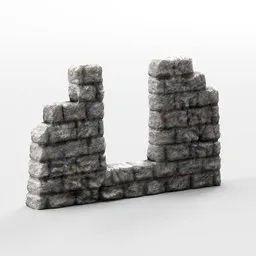 Stone Ruin Wall