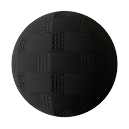 Futuristic Dark Sci-Fi panel Material