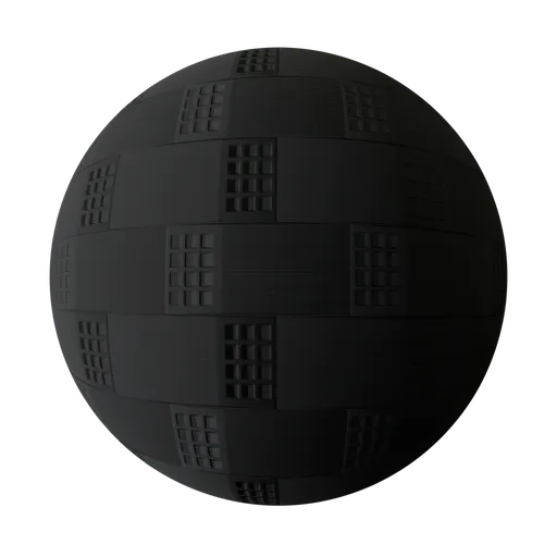 Futuristic Dark Sci-Fi panel Material