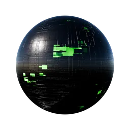 Green Sci-Fi With Tech Pattern