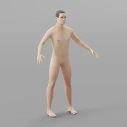 Rigged Caucasian Character