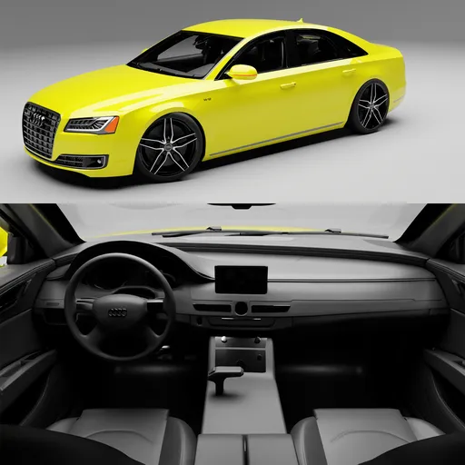 (Rigged)Audi A8+Interior