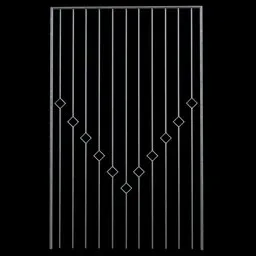 Metal fence