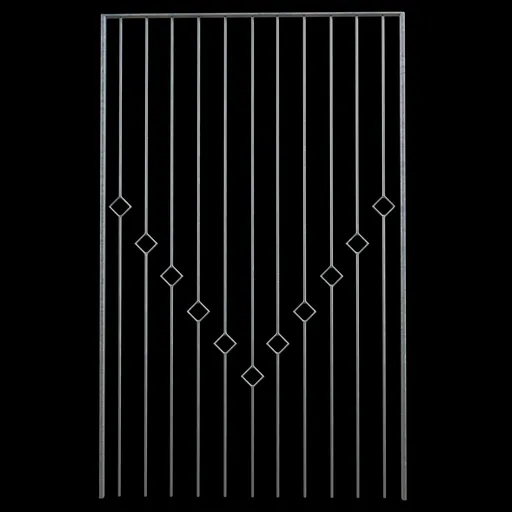 Metal fence