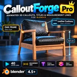 CalloutForge Pro – Animated Callouts, Titles & Measurements