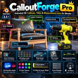 CalloutForge Pro – Animated Callouts, Titles & Measurements