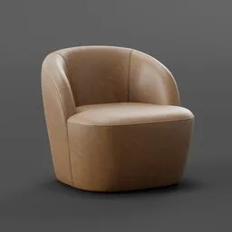 Emilia Leather Lounge Chair
