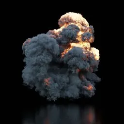 Aerial Explosion Static