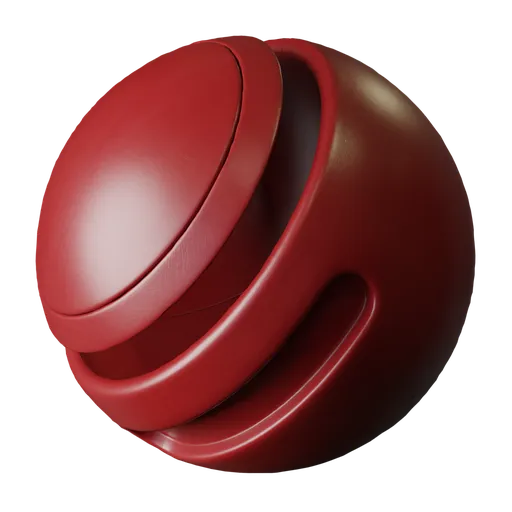 Matte Red Plastic
