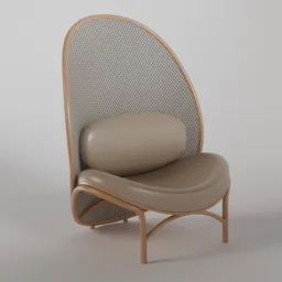 Chips Lounge Chair W0 - natural oil