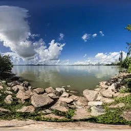 Daytime Seaside Rocks 16k