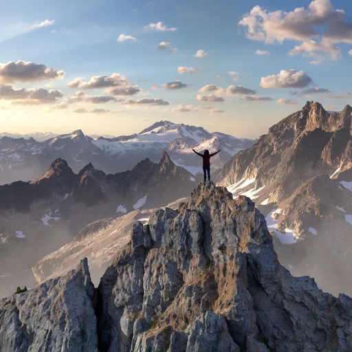 Mountain Landscape Peaks Parallax