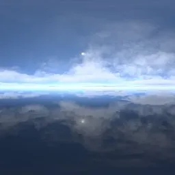 Pure day sky with clouds