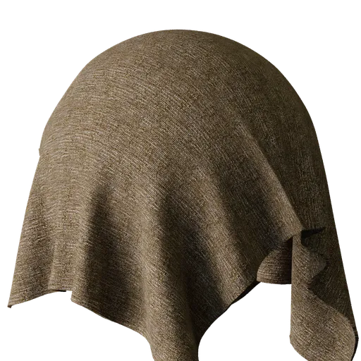 High-resolution PBR woven fabric texture for 3D Blender materials, suitable for seamless tiling in renders.
