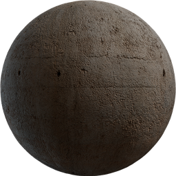 High-resolution PBR Concrete Wall plaster material for 3D modeling and Blender apps, created by Dario Barresi and Charlotte Baglioni.