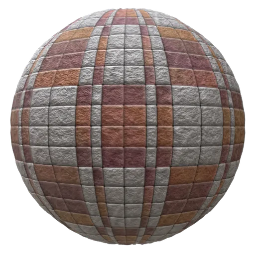Seamless PBR floor texture for 3D rendering with color adjustments and texture mapping options.