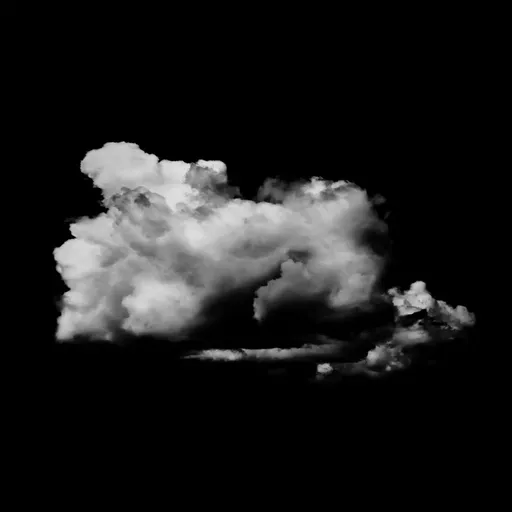 Realistic 3D cloud model for atmospheric effects, compatible with Blender, crafted from authentic cloud photography with animation features.