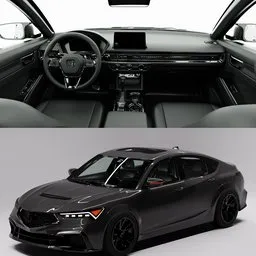 Acura Integra Type s(Rigged)