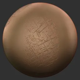 Cross Scratched Metal