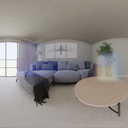 Modern Interior Living Room HDRI