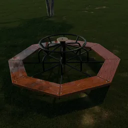 Child's playground spinner