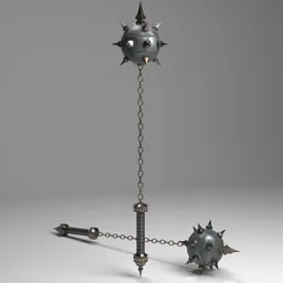 Mace Star Flail Swing Spike