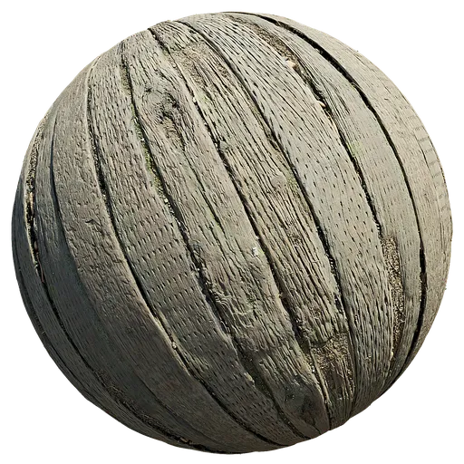 Weathered wood texture with detailed grooves and age marks suitable for photorealistic 3D rendering and PBR workflows.
