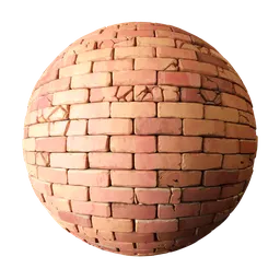 Stylized Bricks Red