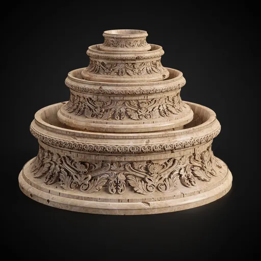 Ornamental Fountain + PBR Texture