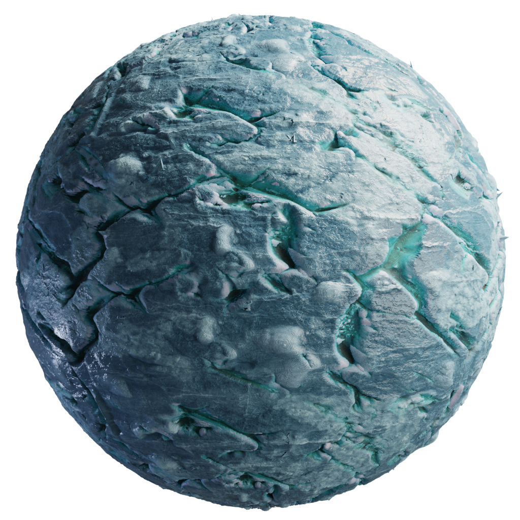 Ice 02 FREE 3D ice materials BlenderKit