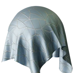 Graphical Blue Jacquard