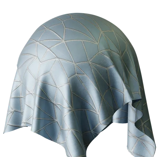 Graphical Blue Jacquard